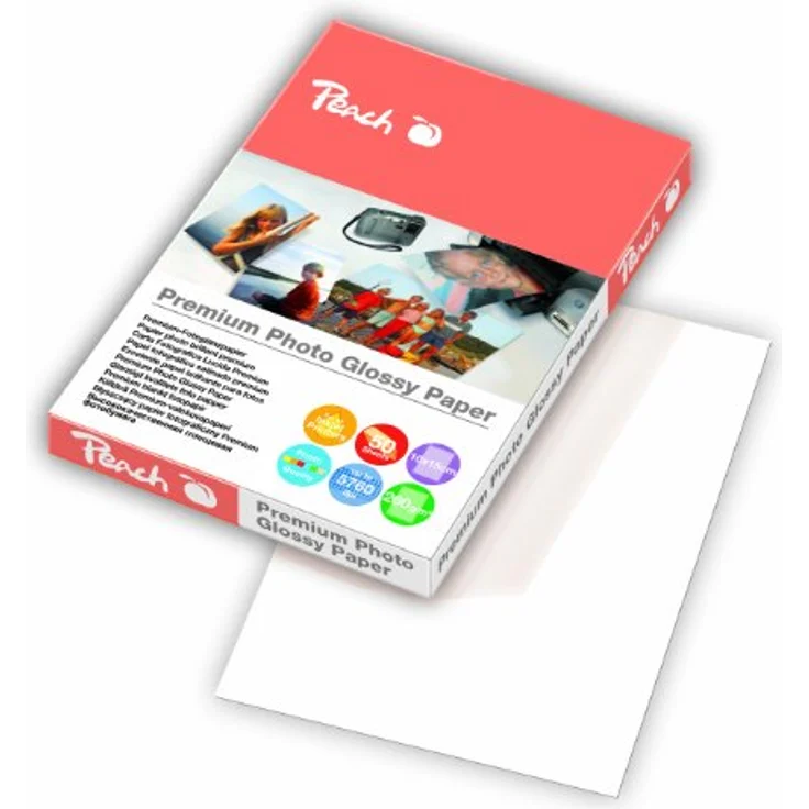 Peach PIP200-03 Premium Photo Glossy Papier, 10 x 15 cm, 260 g m², 50 Blatt – Bild 2