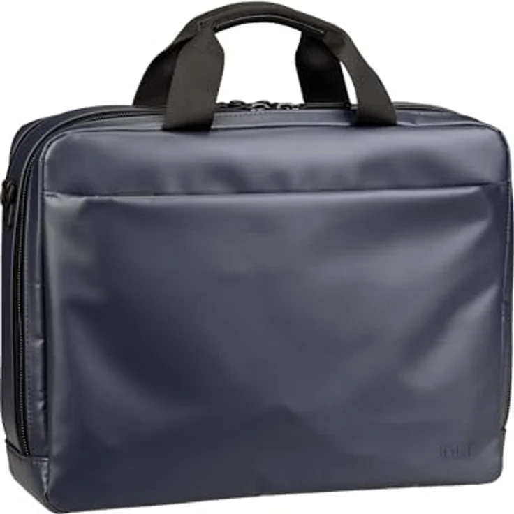 Jost Tolja Aktentasche 38 cm, Laptopfach für Notebooks, schwarzes Design – Bild 1