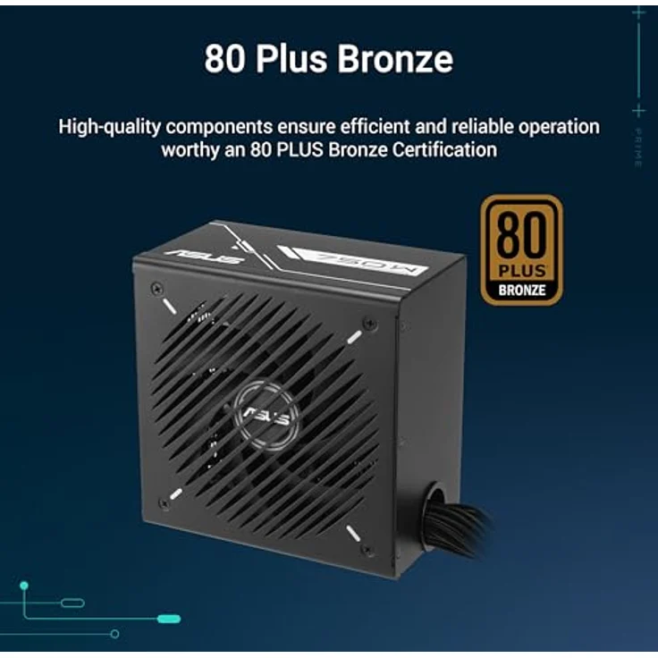 ASUS Prime 750W Bronze Netzteil (750 Watt, 80 Plus Bronze Zertifizierung, Lüfter mit Doppelkugellagern, 6 Jahre Garantie, schwarz) – Bild 3