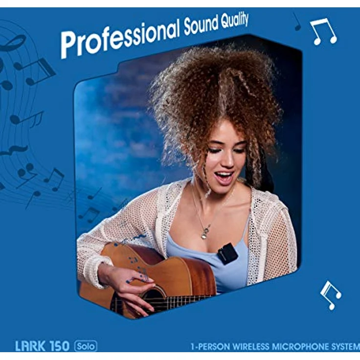 Hollyland Lark 150 Solo Mikrofon 1:1, Transmitter und Receiver mit 100m Übertragungsdistanz, intelligente DSP-Rauschunterdrückung, Ladekoffer und Echtzeit-Klangüberwachung – Bild 6