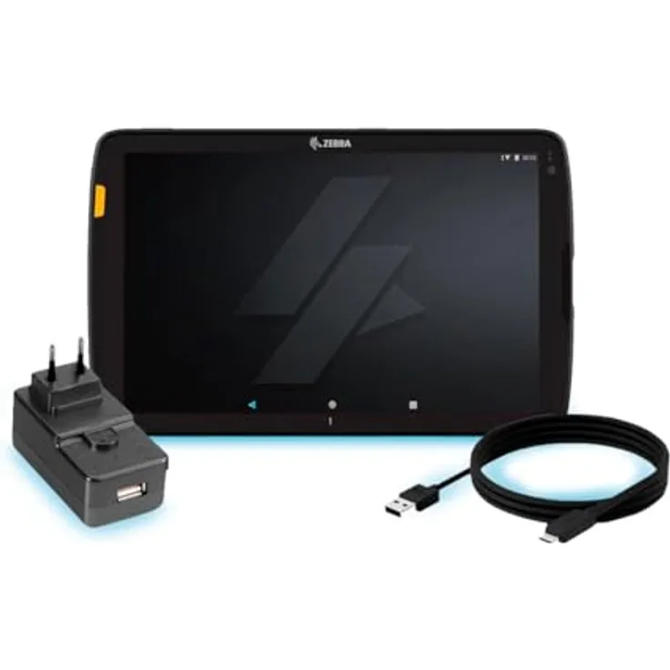 Zebra ET45, 10" Tablet mit 5G und Barcodeleser, 64 GB, Schwarz