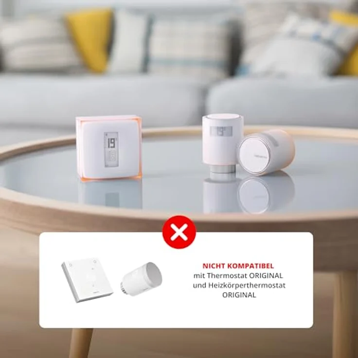 Netatmo Zentrale Thermostat + 3x Heizkörperthermostate Bundle – Bild 3