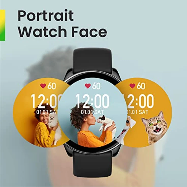 Amazfit GTR Mini Smartwatch für Frauen und Männer, mit präzisem GPS-Tracking, Fitness-Sportuhr mit 120+ Sportmodi, 14 Tage Batterielaufzeit, Herzfrequenz- und Blutsauerstoffmonitor, schwarz – Bild 3
