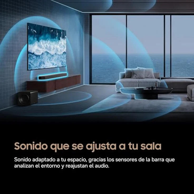 Samsung HW-Q930H/XC, 9.1.4 Kanäle Soundbar mit 580 W Leistung, kabelloser Subwoofer 200 W, Schwarz, Titan Black – Bild 5