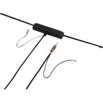 Hama Elektronische Scheibenantenne für UKW-Empfang im Auto, Schwarz, Versandkostenfrei