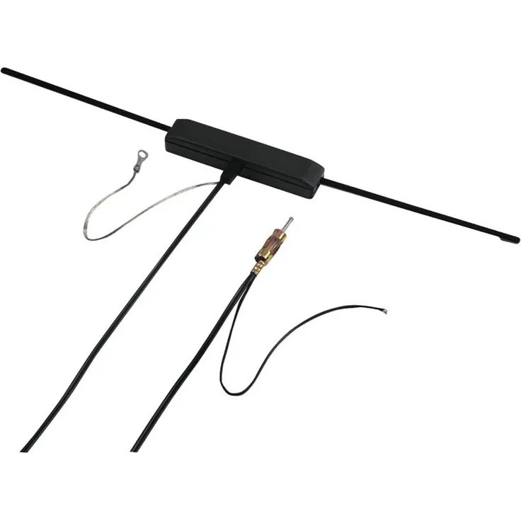 Hama Elektronische Scheibenantenne für UKW-Empfang im Auto, Schwarz, Versandkostenfrei