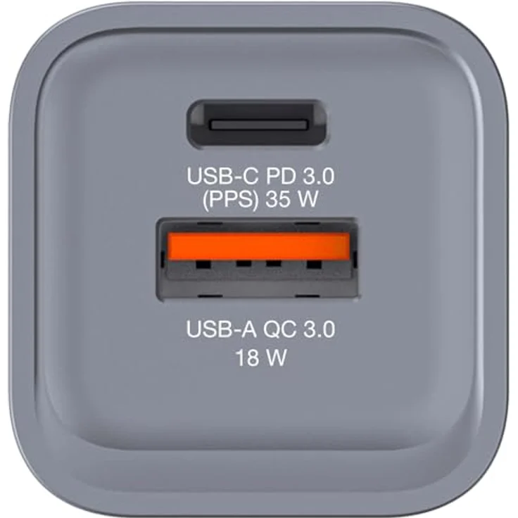 GNC-35 GaN Charger 35W with 1 x USB-C® PD 35W / 1 x USB-A QC 3.0 (EU/UK/US) – Bild 3
