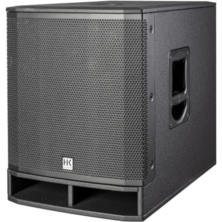 HK Audio PORTABLE SUB 115 A, Aktive Bassbox mit 15" Tieftöner, 700 Watt RMS, Tiefschwarz (RAL 9005) – Bild 2