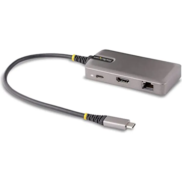 StarTech.com USB-C Multiport Adapter - 4K 60Hz HDMI - 2 Port USB Hub - 100W PD - Works with Chromebook-Laptop Dockingstation - Reiseadapter/Mini Dock - Windows/macOS/Chrome OS (103B-USBC-MULTIPORT)