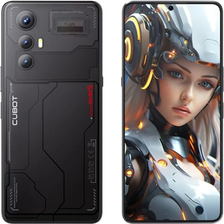 CUBOT MAX 5 – 6,9" FHD+ 144Hz Smartphone, 12GB und 256GB, 100MP Kamera, 5100mAh Akku, Android 14, OctaCore Prozessor, Schwarz – Bild 2