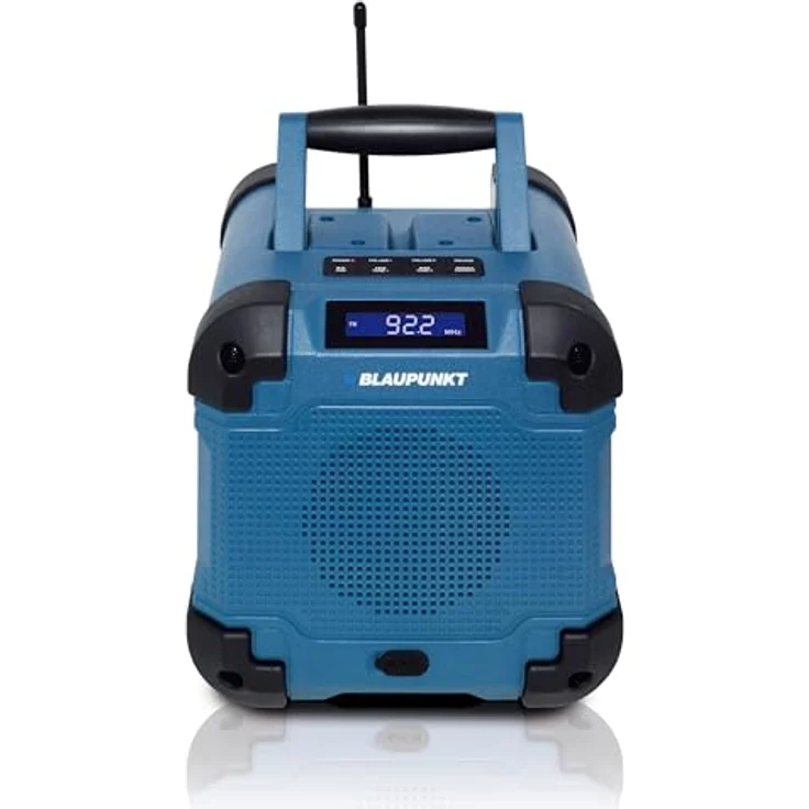 Blaupunkt BSR 40 Baustellen Radio, Bluetooth 5.3, IP45 Staub- & Wasserschutz, 5W RMS Sound, Akku bis 7 Std, kompakt & leicht – Bild 1