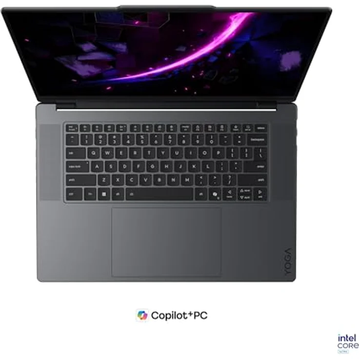 Lenovo Yoga Pro 9i Aura Edition Laptop | 16" 3,2K OLED Touch Display | Intel Core Ultra 9 386H | 32GB RAM | 1TB SSD | NVIDIA GeForce RTX 5060 | Windows 11 | QWERTZ | Thunder Grau | 3 Jahre Premium Care – Bild 4