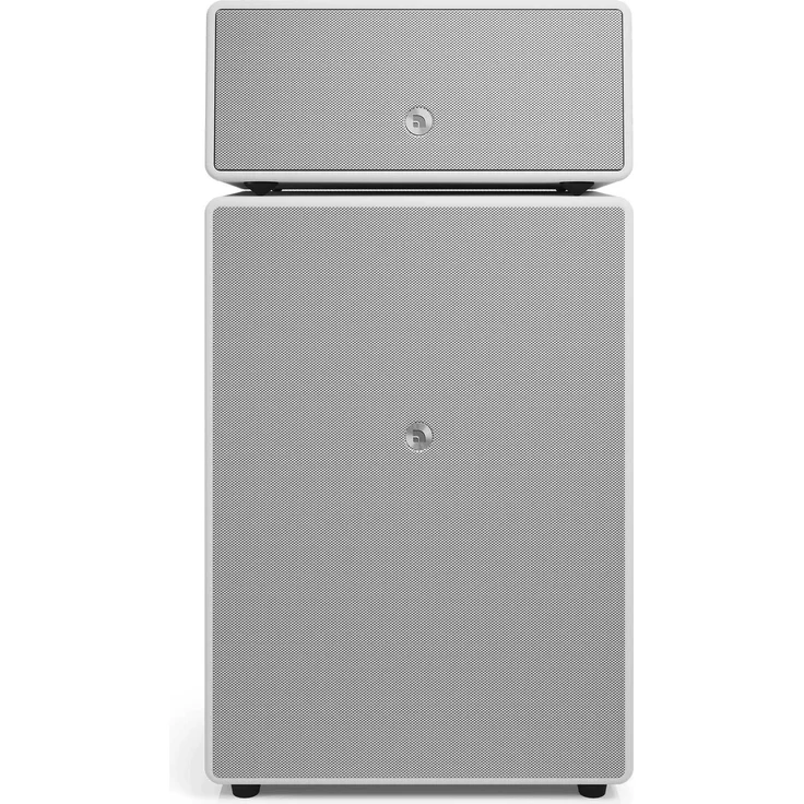 Audio Pro Drumfire II W, Multiroom Lautsprecher mit Airplay 2, Bluetooth und WLAN, Weiss