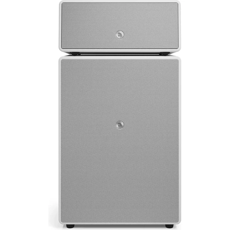 Audio Pro Drumfire II W, Multiroom Lautsprecher mit Airplay 2, Bluetooth und WLAN, Weiss