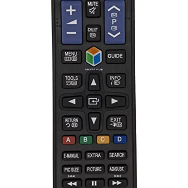 azurano Ersatz-Fernbedienung für Samsung BN59-01198Q, Universal-Fernbedienung ersetzt AA59-00570A, AA59-00621A, hohe Qualität, ohne Batterien – Bild 5