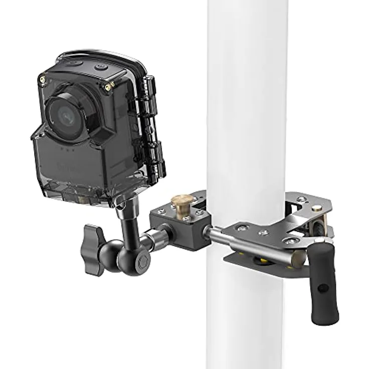Brinno TLC2020 Baustellen-Kit - Enthält Zeitrafferkamera TLC2020, wasserfestes IP67-Gehäuse ATH1000 und Klemme ACC1000P, HDR, zusätzliche Akkulaufzeit, 360º-Edelstahlstativ - BCC2000 Lite