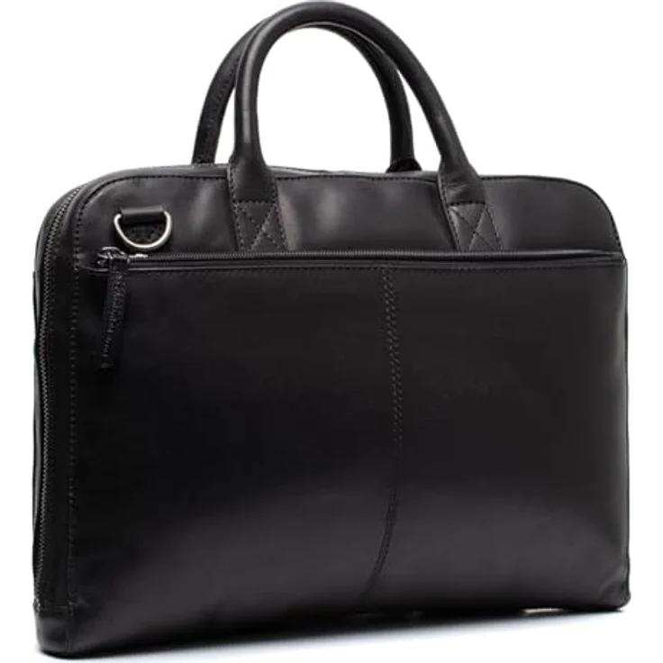 The Chesterfield Brand Tilbury Laptoptasche, 37 cm aus 100% Leder, schwarz – Bild 2