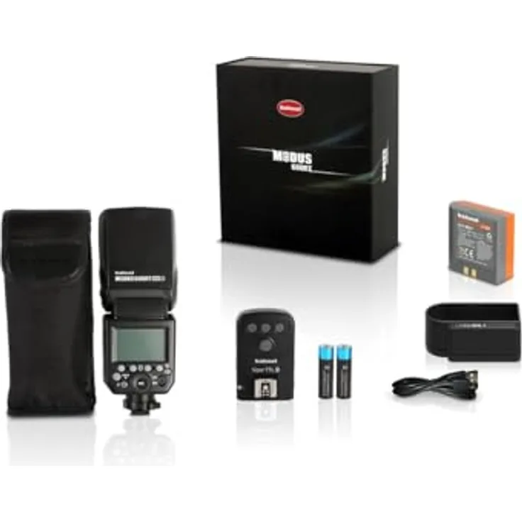 Hähnel MODUS 600RT MK II Drahtlos-Kit Fuji - TTL, Manuell & Multi-Modi - 2.4GHz Funkempfänger & -sender - Schwarz