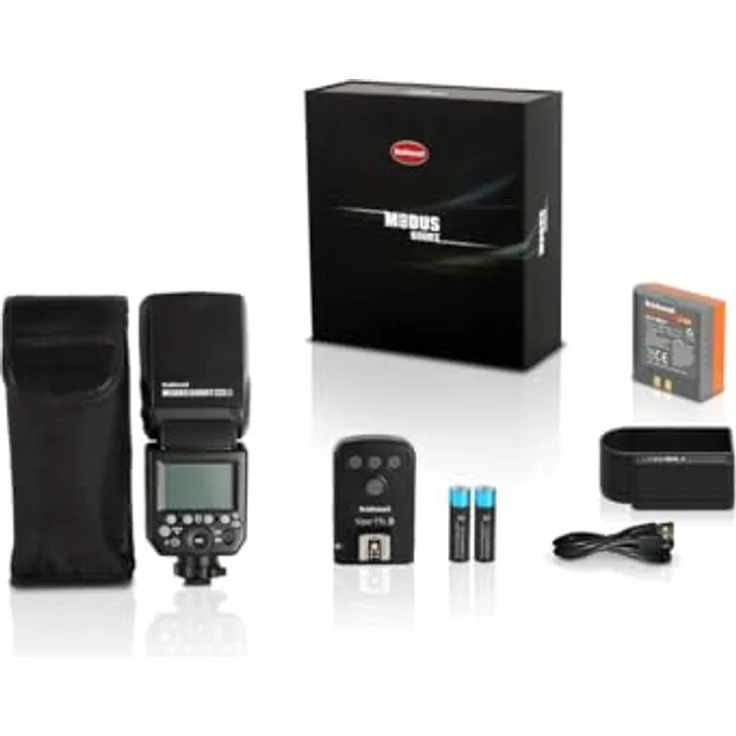 Hähnel MODUS 600RT MK II Drahtlos-Kit Fuji - TTL, Manuell & Multi-Modi - 2.4GHz Funkempfänger & -sender - Schwarz – Bild 1