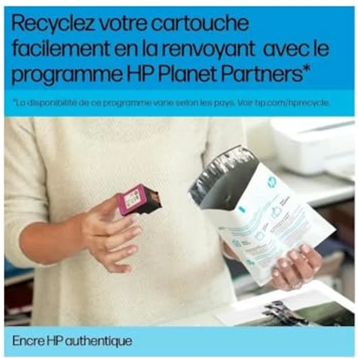 HP 308, 2er-Pack Tintenpatrone, Original Druckerpatronen aus 65% recyceltem Kunststoff – Bild 5