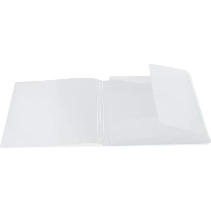 HERMA HERMA Sammelmappen A3 PP transluzent weiss, Aktenordner mit Gummizug und 3 Einschlaglaschen – Bild 2