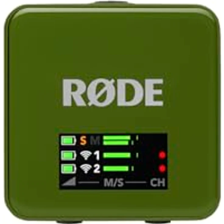 RØDE Wireless GO (Gen 3), kompaktes kabelloses Mikrofon mit 32-Bit Float Aufnahme, automatischer Pegelregelung und universeller Kompatibilität für Telefone, Kameras und Computer, Moosgrün – Bild 3