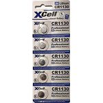 XCell Lithium Knopfzelle 1130 CR1130 3V, 5er Pack