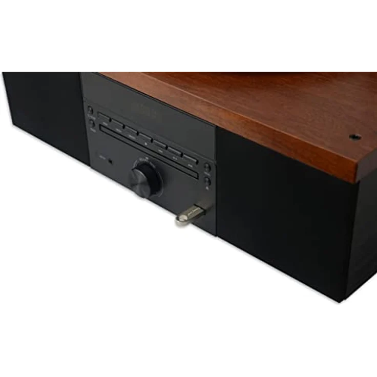 Aiwa Turntable Aiwa GRAMOPHONE WITH BT, Plattenspieler, Braun – Bild 6