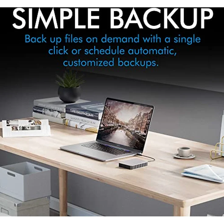 LaCie Mobile Drive, 2TB, External Hard Drive Portable - Moon Silver, USB-C 3.2, for PC and Mac, post-consumer recycled, with Adobe All Apps Plan (STLP2000400) – Bild 5