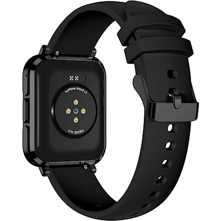 Myphone Watch LS, Sportuhr + Smartwatch IP68, 1.85'' Display, mehr als 100 Sportmodi, schwarz – Bild 2