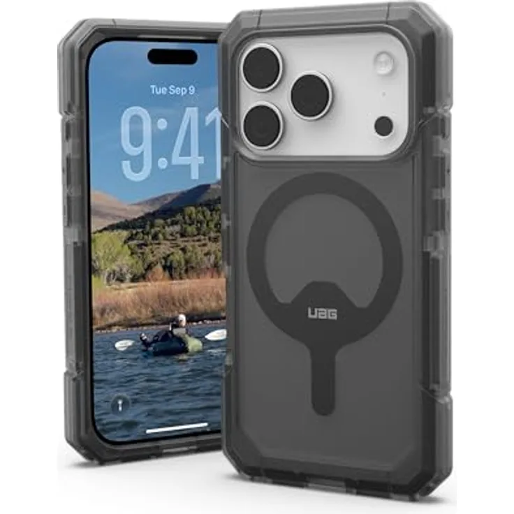 UAG Trooper MagSafe Hülle für Apple iPhone 17 Pro, Grau, robust mit Fallschutz bis 9,1 Meter und passgenauer Anpassung