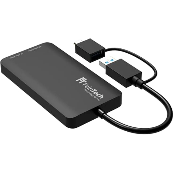 FeinTech CX200 USB Dual HDMI Adapter Splitter, 2 Monitore gleichzeitig, 1920x1080 @ 60Hz und 3840x2160 @ 30Hz für PC & Mac – Bild 5
