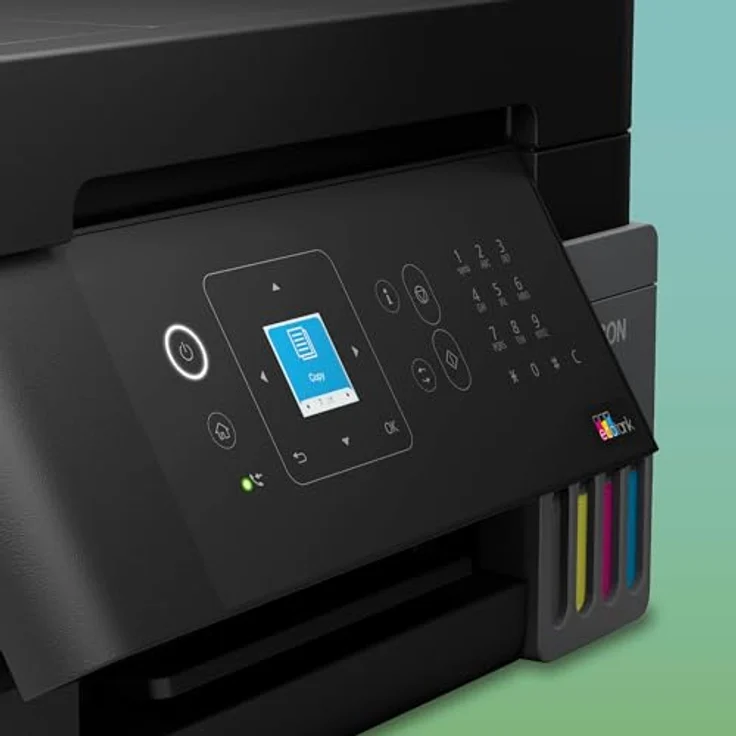 Epson EcoTank ET-4900, Multifunktionsdrucker mit Tintenstrahldruck und automatischem Dokumenteneinzug, A4, WLAN, Farbe, 3600 Seiten Druckleistung – Bild 7