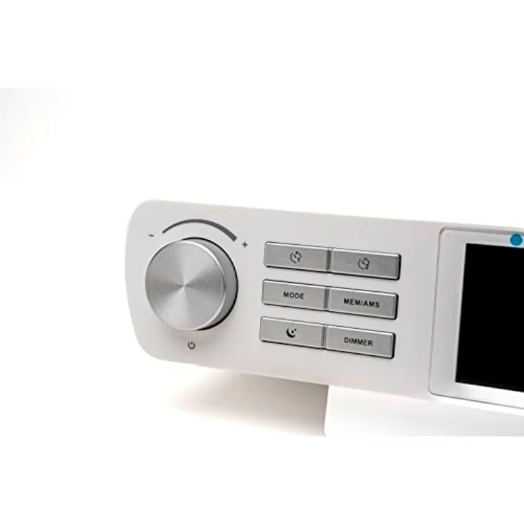 Blaupunkt KRD 100, Bluetooth Küchenradio mit DAB+, Unterbau Radio, DAB Plus, UKW, Multidisplay, Digitalradio mit Uhr, LED Licht, 2 Back Timer, Werkstatt Unterschrank Radio, Weiß – Bild 3