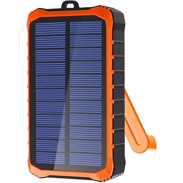4smarts Prepper Solar Powerbank (12000 mAh, 10.50 W, 44.40 Wh), Schwarz – Bild 4