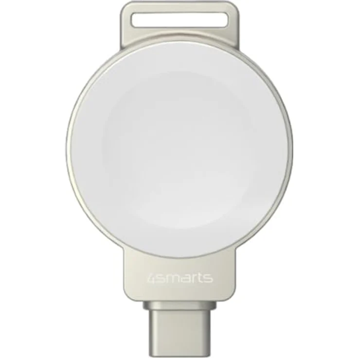 4Smarts Wireless Charger für Apple Watch, silber, kabelloses Ladegerät – Bild 3