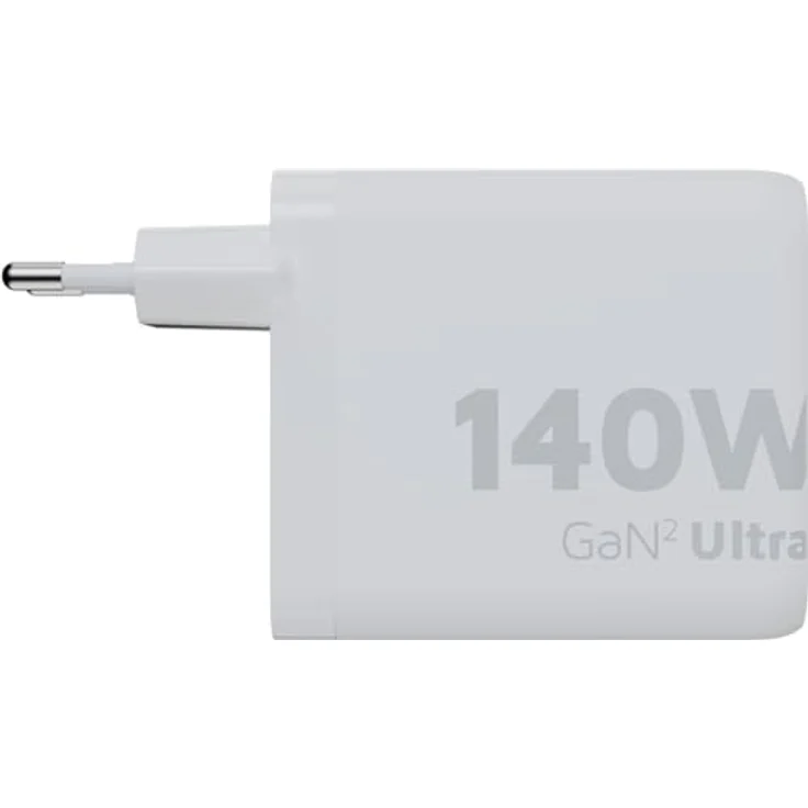 Xtorm GaN2-Ultra Heimladegerät, 140W, 4 Anschlüsse, GaN-Technologie, Power Delivery & Quick Charge, Multiport-Ladegerät, recyceltes ABS, kompatibel mit Smartphone, Tablet und Laptop - Weiß – Bild 3