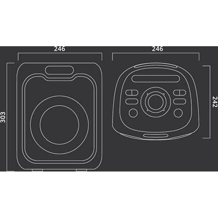 Muse M-1803 DJ, Bluetooth-Lautsprecher mit USB-C-Anschluss, 150 Watt RMS, 5 Stunden Akkulaufzeit, tragbar – Bild 5