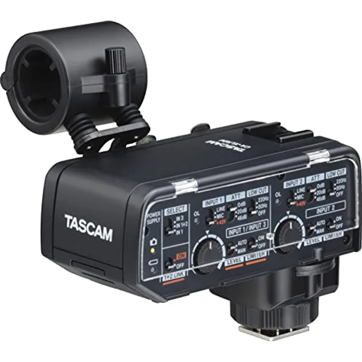 Tascam XLR-Mikrofonadapter Fujifilm Kit für Spiegellose Kameras (CA-XLR2D-F)