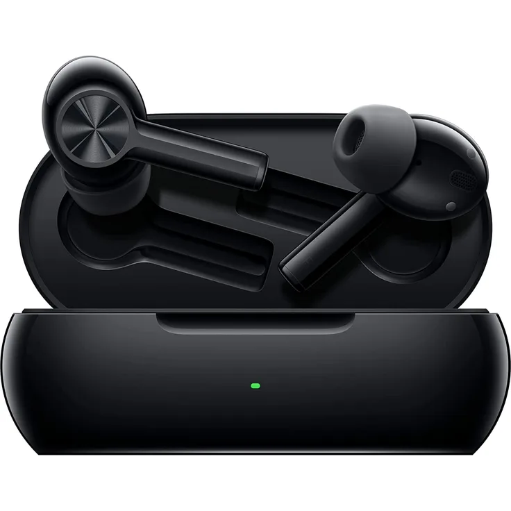 OnePlus Buds Z2 Obsidian Black, True Wireless In-Ear-Kopfhörer, Dolby Atmos-Unterstützung, Noise Cancelling, schwarz