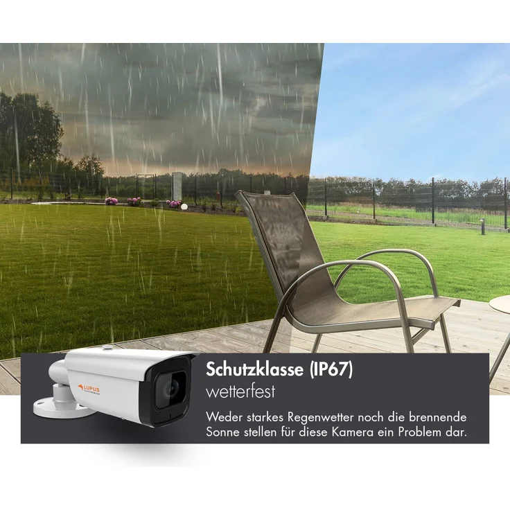 Lupus LE221 4K IP Kamera mit PoE, Überwachungskamera für Außen, SD Aufzeichnung, deutscher Hersteller, steuerbarer Zoom, Personenerkennung, Nachtsicht, Metallgehäuse, inkl. PC/Mac-Software, Version 2021 – Bild 7