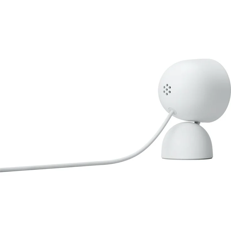 Google Nest Cam, Indoor, mit Kabel, Überwachungskamera für zu Hause - Intelligente Überwachungskamera, Schnee, GJQ9T, Snow, 1 Stück (GA01998-DE) – Bild 3