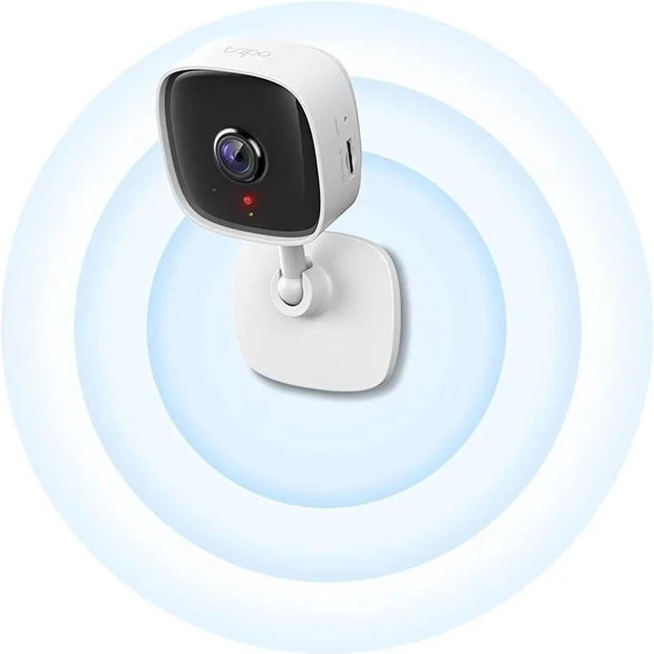 TP-Link Tapo TC60 Netzwerkkamera, 1080p, feste Brennweite, Audio, drahtlos, Wi-Fi, weiß – Bild 5