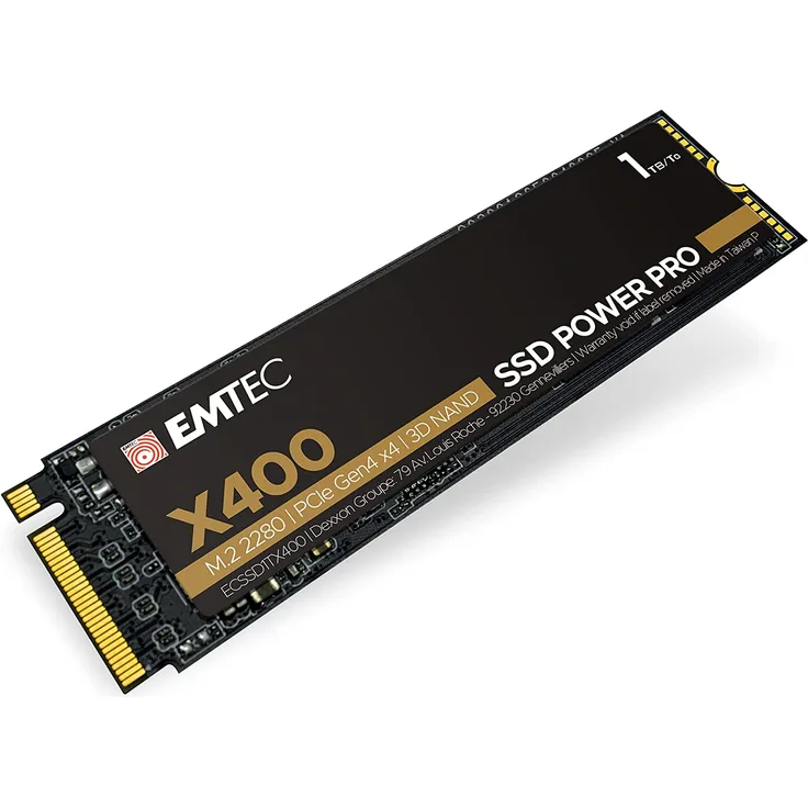 Emtec X400 M.2 1000 GB PCI Express 4.0 3D NAND NVMe (ECSSD1TX400)