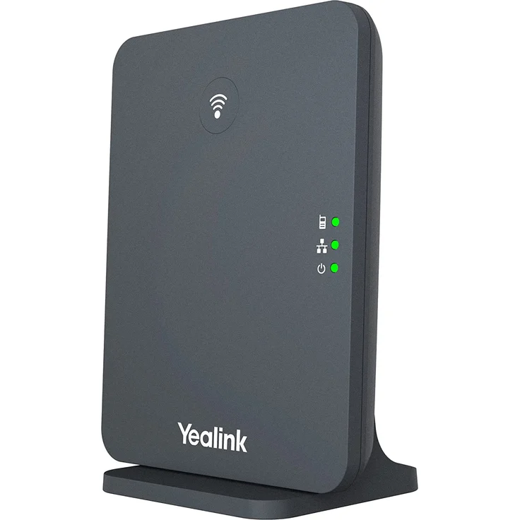 Yealink W73P Schnurloses VoIP-Telefon mit Rufnummernanzeige, DECT, grau (W70 Basis + W73 Handset) – Bild 4