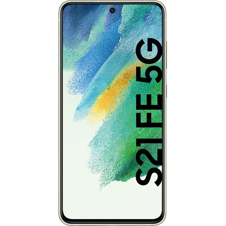 Samsung Galaxy S21 FE 5G Smartphone 16,28cm (6,41 Zoll) AMOLED-Display, 128GB interner Speicher, 6GB RAM, Dual-SIM, Android 12, Olive – Bild 2