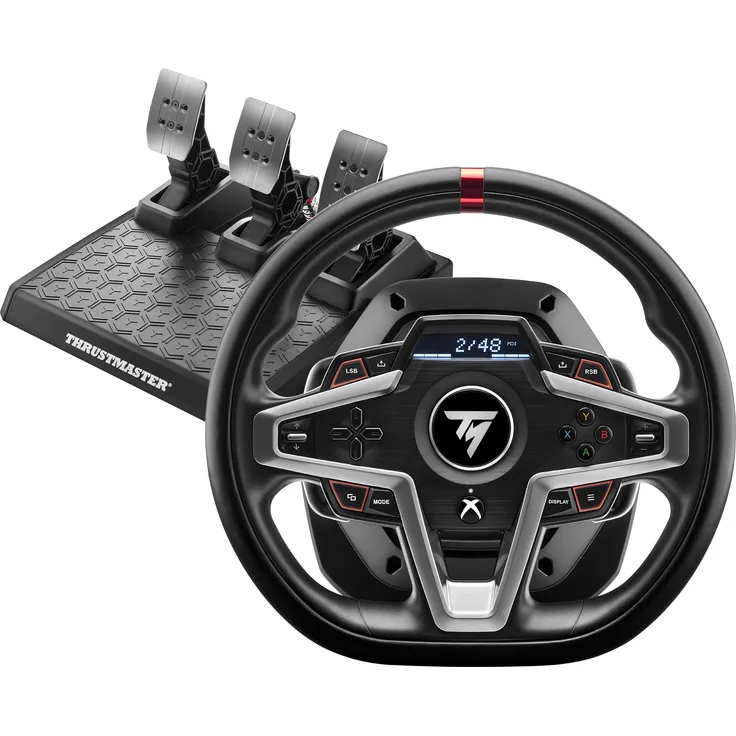Thrustmaster T248, Rennlenkrad und Magnetische Pedale, Schwarz (PC, Xbox Series)