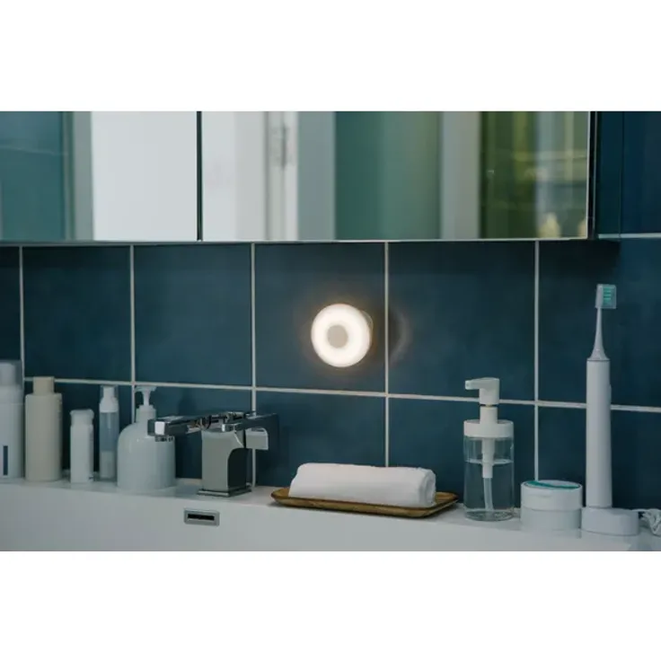 Xiaomi Mi Motion-Activated Night Light 2, Nachtlicht mit optionaler iOS/Android App Anbindung, 2800 K, 2,5-25 lm, Bluetooth, Bewegungs- & Helligkeitssensor, 180 Tage Batterielaufzeit bei max. Helligkeit (BHR5278GL) – Bild 6