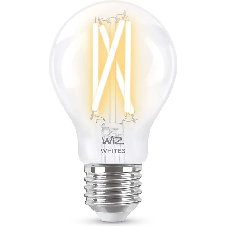 WiZ WiFi-LED-Glühlampe, dimmbar, Weiß, A60, 60 W, E27, 2700-6500 K, 6,7 W (entspricht 60 W) – Bild 2