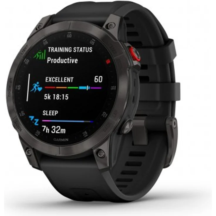 Garmin epix 2 SAPPHIRE Smartwatch GPS, Unisex, 47mm, Polymergehäuse mit Rückseite aus Titan, Silikonarmband, Schwarz/Schiefergrau (010-02582-11) – Bild 4